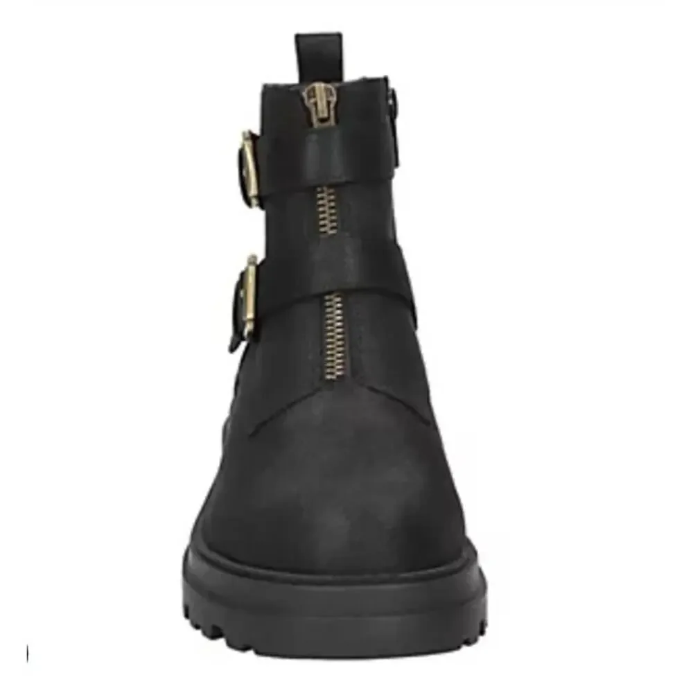 New Bella Vita Comfort Lug Sole Arcadia Biker Black 8.5M